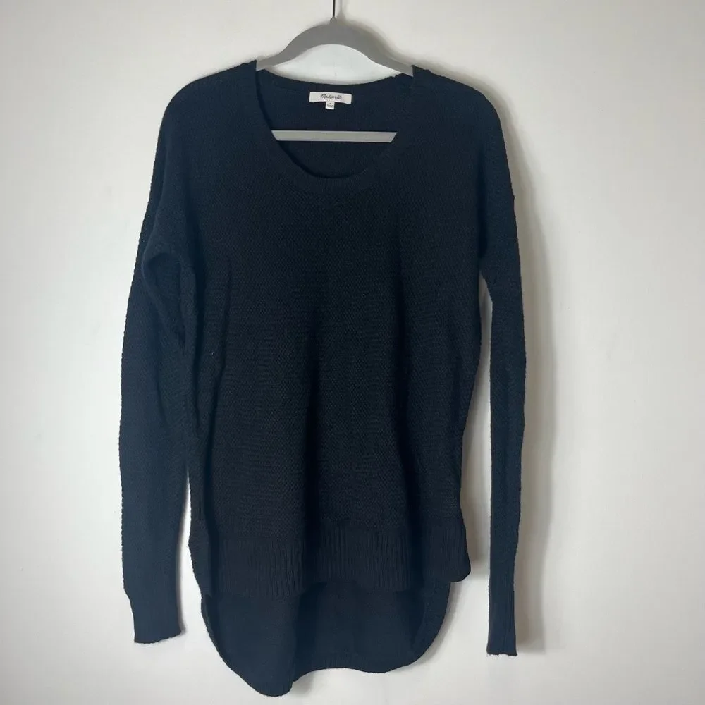 Madewell Black Long Sweater Size S